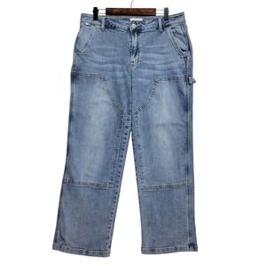 Ceros Womens Size 9/29 Double Knee Carpenter Denim‎ Blue Jeans